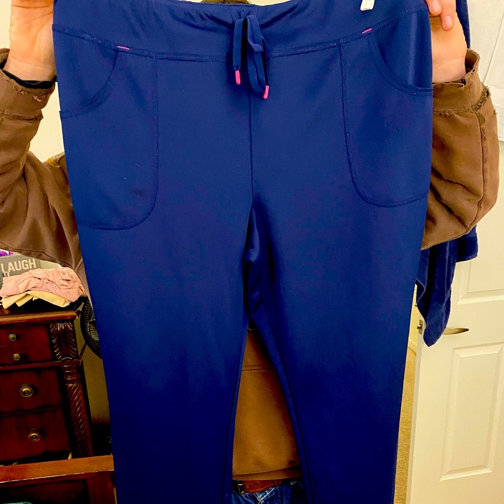 Womens plus size scrub pants